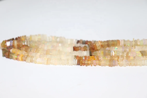 Cuentas de ópalo etíope de forma cuadrada, 5 MM, para la fabricación de joyas, hebras de cuentas de ópalo etíope Natural - Product Image 4