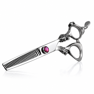 Ciseaux de coiffure professionnels en acier inoxydable et céramique pour droitiers, ergonomiques, de précision, pour salon de coiffure - Product Image 1