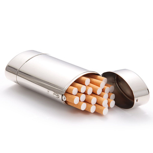Étui à cigarettes personnalisé avec logo, finition miroir, métal fin, portefeuille de luxe en aluminium, au prix le plus bas - Product Image 6