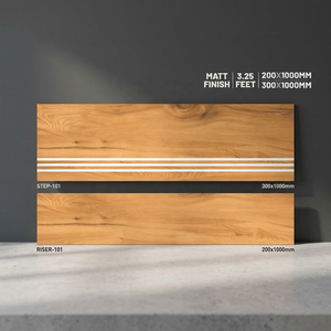 Carreaux de marche/rail en porcelaine, 300x1000mm, pour marche, finitions, antidérapantes, le lot de la marque indienne - Product Image 3