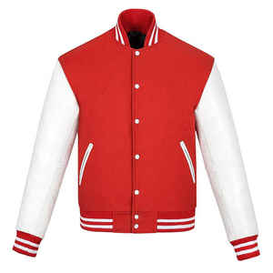 Chaqueta Varsity de Lana de Alta Calidad, Moderna y Elegante, para Hombre, con Botones Frontales, Estilo Letterman 2025 - Product Image 1