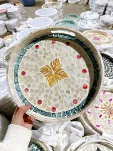 Ramadán Eid Madre de perla Soporte de pastel para chocolates Madre de perla Soporte de pastel Bandeja acrílica Precios a granel de Vietnam - Product Image 3