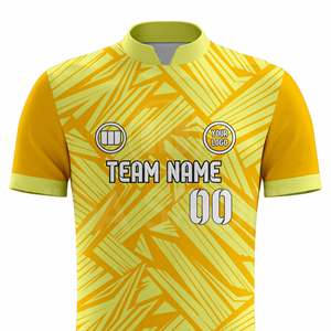 Wholesale Custom Soccer Jersey and Shorts Set Breathable Moisture-Wicking Plus Size Adult Team Uniforms with V-Neck Half Sleeve - Product Image 4