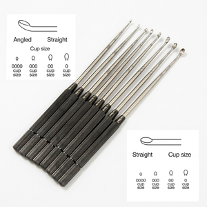 Juego de 8 Curetas Cervicales Rectas y Anguladas de Acero Inoxidable, Instrumentos Quirúrgicos Ortopédicos para Columna Vertebral - Product Image 3