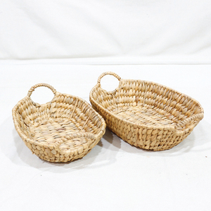 Nouveauté : Paniers tressés vintage en osier et jonc de mer, boîtes et bacs de rangement de conception spéciale, fourniture Vietnam - Product Image 4