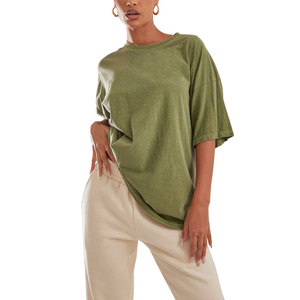 Camisetas de Verano 2026 para Mujer, Estilo Casual, Tejidas en Algodón, Talla Grande, con Estampado Puff de Alta Calidad, Manga Corta - Product Image 1