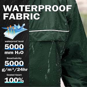 Chaqueta Impermeable para Hombre de Uso Exterior al por Mayor, Chaqueta Impermeable para Hombre con Logotipo Personalizado, Chaqueta Impermeable Transpirable para Hombre, subida por Dress Sports - Product Image 2