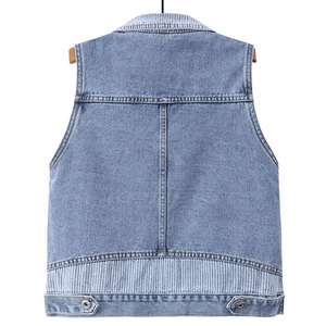 Chaleco Vaquero para Hombre, Transpirable, Ropa de Invierno, Diseño sin Mangas, Tela Suave, Uso Diario Informal 2026 - Product Image 6