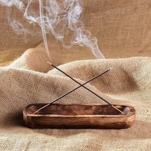 Natural Wooden Ash Catcher Budget Friendly Handmade <b>Incense</b> <b>Stick</b> <b>Holder</b> for Home Temple Prayer and Daily Use - Product Image 3