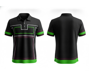 เสื้อโปโลกอล์ฟสั่งทำพิเศษ พร้อมบริการพิมพ์ลายแบบ Sublimation ผลิตโดยผู้ผลิตที่เชี่ยวชาญ ตะเข็บทนทาน สำหรับผู้ชาย ผู้หญิง และเยาวชน แห้งเร็ว ระบายอากาศได้ดี เหมาะสำหรับการเล่นกีฬา - Product Image 4