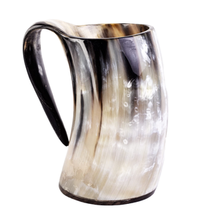 Verres à bière Viking personnalisables, modernes et durables, style corne de vache, capacité de 200 ml à 1000 ml, modèle 400 ml - Product Image 3
