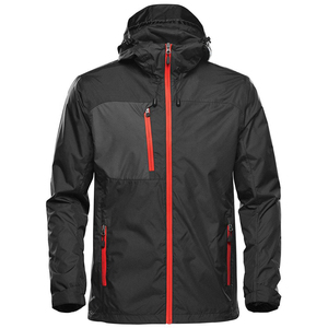 Veste de pluie personnalisée imperméable, coupe-vent et écologique avec capuche, logo personnalisé de haute qualité sur le devant, vêtements d'extérieur pour hommes - Product Image 4
