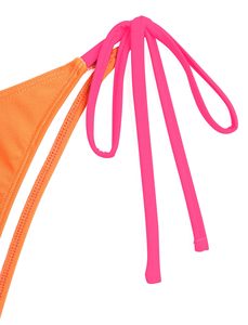 Maillot de bain bikini dos nu pour femme, double couche, colorblock, fournisseur en gros - Product Image 3
