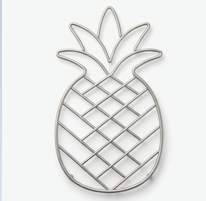 Trivet de Acero Inoxidable con Forma de Piña, Resistente al Calor, para Ollas, Alfombrilla para Mesa de Cocina - Product Image 1