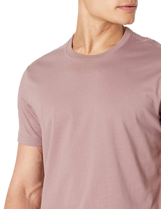 เสื้อยืดคอกลมแขนสั้นผู้ชายผ้าฝ้ายแท้ 100% แบบสั่งทำ OEM สีทูโทน สวมใส่สบาย ระบายอากาศได้ดี แห้งเร็ว ทรงปกติ เหมาะสำหรับออกกำลังกาย - Product Image 3