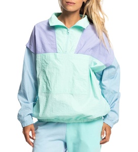 Conjunto Deportivo de Verano para Mujer, Personalizado OEM, Dos Tonos, Transpirable, Chaqueta Cortavientos con Cremallera de Nailon - Product Image 6