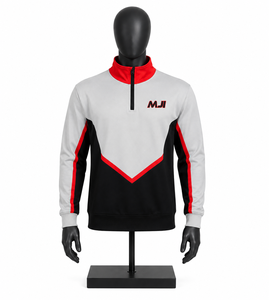 Camiseta Deportiva Personalizada para Hombre con Cierre de 1/4, Manga Larga, para Gimnasio, Running, Entrenamiento, Golf - Product Image 1