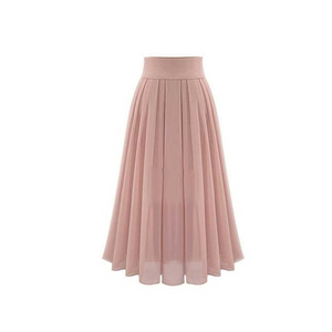 Nouvelle Arrivée Jupes Scolaires Décontractées pour Femmes de Haute Qualité Respirantes Légères Couleurs Personnalisables Logo Personnalisé Mi-Mollet 100% Coton Uni - Product Image 4