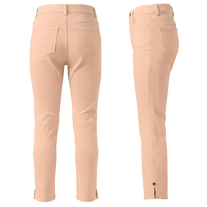 Pantalon classique taille mi-haute pour femme, coupe décontractée et habillée, printemps-été, longueur complète, teint en pièce, lavable, respirant, 6,93 oz - Product Image 2