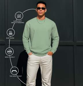 Prix de gros usine – Sweat-shirt homme léger à faible MOQ – Meilleur prix - Product Image 5