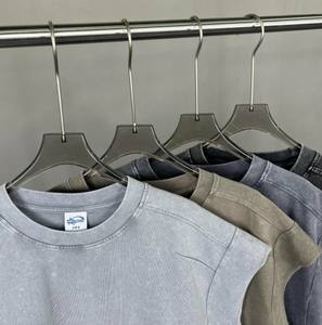 เสื้อกล้ามสีพื้น ผ้าฝ้าย 100% ระบายอากาศดี สวมใส่สบาย สำหรับผู้ชาย แห้งเร็ว เหมาะสำหรับออกกำลังกาย เล่นกีฬา สไตล์วินเทจ สำหรับฤดูร้อน - Product Image 6