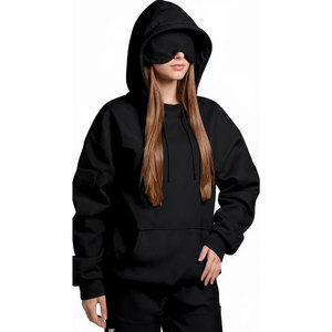 Women Airplane Travel Hoodie Oversized Fleece Pullover Sweatshirt Casual Aviation Streetwear Hoodie Supplier - Product Image 4