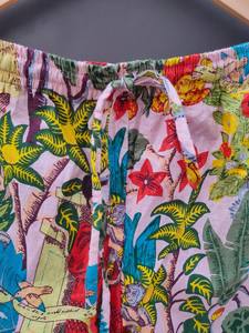 Conjunto de Pijama Coordinado con Estampado Animal para Mujer de Naaz Textile, Ropa de Dormir Informal de Verano, Suave y Transpirable, 100% Algodón, Camisón hasta la Rodilla - Product Image 4