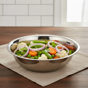 Bol à salade multifonctionnel en acier inoxydable, design minimaliste, vente en gros auprès des fournisseurs - Product Image 1