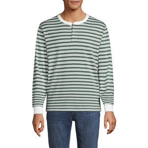 Camisa Henley Clásica con Cuello de Botones y Ajuste Cómodo para Uso Diario, Camisa Henley Ligera - Product Image 1