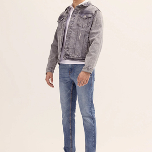 Wholesale Affordable Prices High Quality <b>Men</b> <b>Denim</b> <b>Jackets</b> Street Wear Breathable Best Material Made <b>Men</b> <b>Denim</b> <b>Jackets</b> - Product Image 3