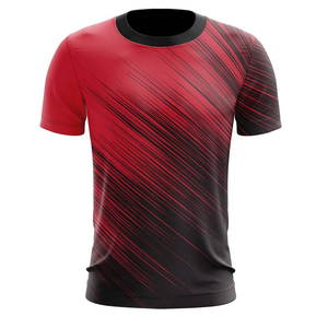 เสื้อยืดแข่งรถพิมพ์ลายดิจิทัลสำหรับผู้ชาย แห้งเร็ว ระบายอากาศได้ดี ผ้าฝ้าย 100% มีกระเป๋า ป้องกันรอยยับ ปักลาย ขายส่ง - Product Image 1