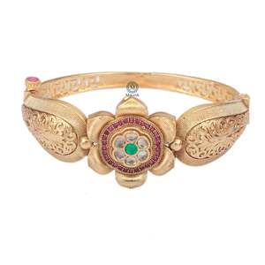 Indrani Antique Designer Pearl & Diamond Bracelet-Trendy Christian & Islamic Wedding Gift - Product Image 4