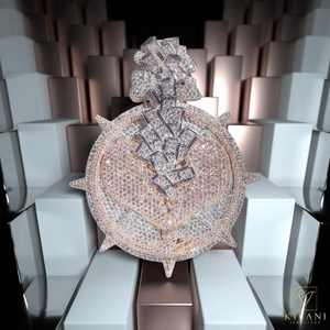 Sterling Silver 925 VVS Moissanite Custom Iced Out <b>Chain</b> Hip Hop <b>Name</b> Pendant & Charm - Product Image 1