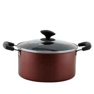 Juego de ollas esmaltadas con tapa, diseño floral, para cocina, olla para sopa, olla para caldo, cacerola para el hogar. - Product Image 4