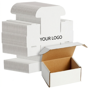 Gift Craft Paper Boxes with Handle: Premium Eco-Friendly Handheld Cardboard E-commerce Gifting DIY Craft Shipping Packaging Box - Product Image 6