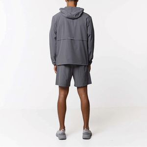 Premium Windbreaker Jacket and Shorts <b>Set</b> Durable Athletic Training Sportswear Manufacturer Wholesale Supply - Product Image 2