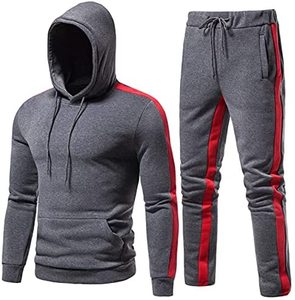 Factory Direct Supply Newest Style Men Solid Printed Stacked Tracksuit High Quality Customized Color Winter 100% Cotton - Product Image 1