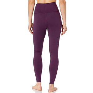 V Crossover Waist Yoga Pants Women <b>Flare</b> <b>Leggings</b> High Waist Fitness Tights Plaid Seamless Four-Way Stretch Custom Logo - Product Image 3