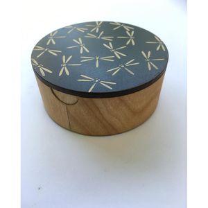 ชุดกล่องไม้ทำมือสำหรับใส่แป้งจาปาตีและเครื่องเทศมาซาลา ใช้จัดเก็บในครัว ตกแต่งบ้าน และเก็บรักษาขนมปัง - Product Image 1