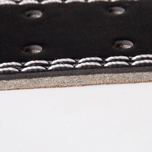 Ceinture de musculation antidérapante en cuir de vachette avec logo personnalisé 2026, pour tractions intensives avec chaîne en acier, unisexe - Product Image 5