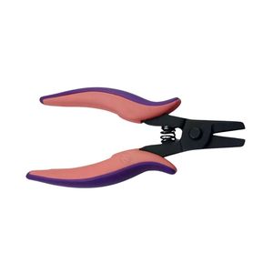 Crimping Pliers Jewelry Beading Tool Purple Ergonomic Handle Carbon Steel Secure Bead Finishing <b>Wire</b> Design <b>Crafting</b> Equipment - Product Image 2