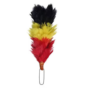 Hackle Glengarry y Balmoral, Hackle de Plumas Amarillas, Azules y Rojas, Hackles Escoceses, Proveedor Directo de Fábrica - Product Image 5