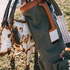 Sac de golf en cuir véritable en forme de baril avec logo et couleur personnalisés, fermeture éclair, design unisexe, capacité 3L+, plusieurs tailles disponibles - Product Image 3