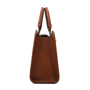Sacs à main en cuir durables avec fermeture sécurisée en métal, résistants aux rayures, logo personnalisé, pour transporter des documents, voyages de week-end, usage quotidien - Product Image 2