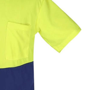 Camiseta Polo de Seguridad Reflectante de Alta Visibilidad Multicolor, Impermeable, ANSI Clase 2, con Luz LED, Personalizable, Ligera para Hombre - Product Image 6