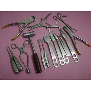 Ensemble d'instruments de chirurgie orthopédique de base PISSCO, ensemble d'instruments chirurgicaux orthopédiques pour la chirurgie osseuse de base, 16 pièces - Product Image 1