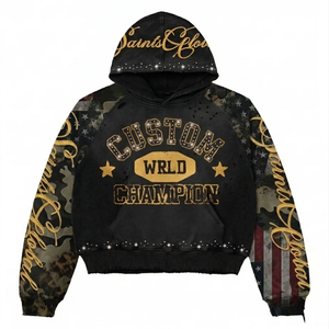 Factory <b>Direct</b> Heavyweight Hoodie Cotton Hoodie Blank Hoodie Private Label Bulk Manufacturing - Product Image 1