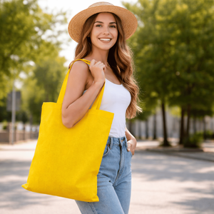 Wholesale <b>Large</b> Organic Cotton <b>Canvas</b> Handled Tote Bag Biodegradable Custom Logo Grocery Shopper Gusset Storage Eco Promo Carry - Product Image 5