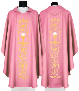Robes de Chorale Unisexe Personnalisées OEM, Robes d'Église, Chasubles, Vêtements Liturgiques / Cape Verte Brodé - Product Image 5