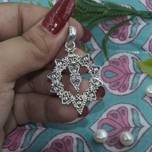 จี้เงินแท้ 925 ทำมือ ดีไซน์โดดเด่น ของขวัญคริสต์มาสและวาเลนไทน์ - Product Image 5